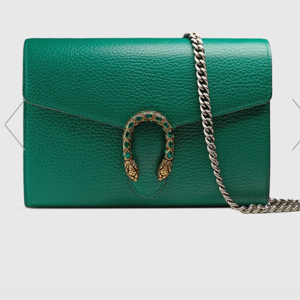 Gucci Dionysus mini leather chain wallet, authentic, proof of purchase available